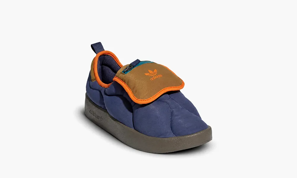 Adidas Puffylette Navy Orange