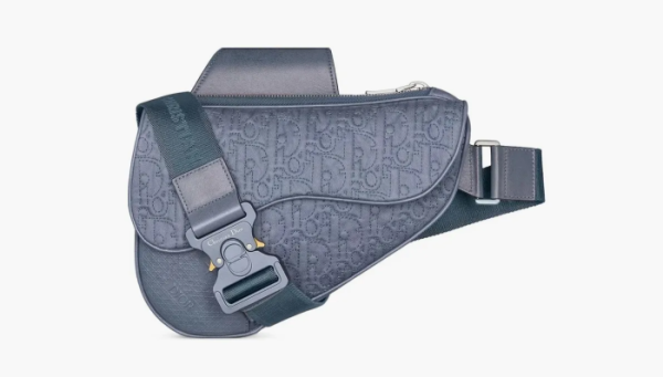 Dior x Stone Island Saddle Bag Blue 