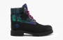 Timberland Heritage Nl Sky 6 Inch Waterproof Boots "Black Nubuck With Print" 