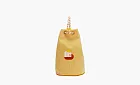 HERMES Canvas Clutch Canvas Bag Yellow