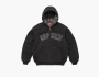 Supreme Reflective Arc Hooded Work Jacket Black  Supreme Reflective Arc Hooded Work Jacket Black