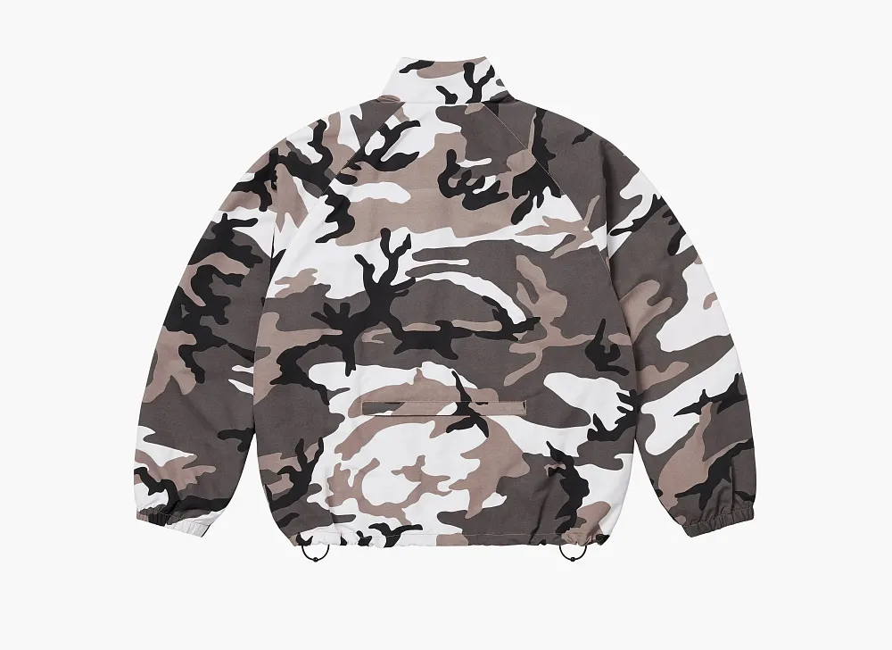 Supreme Contrast Zip Track Jacket Snow Camo