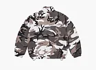 Supreme Contrast Zip Track Jacket Snow Camo