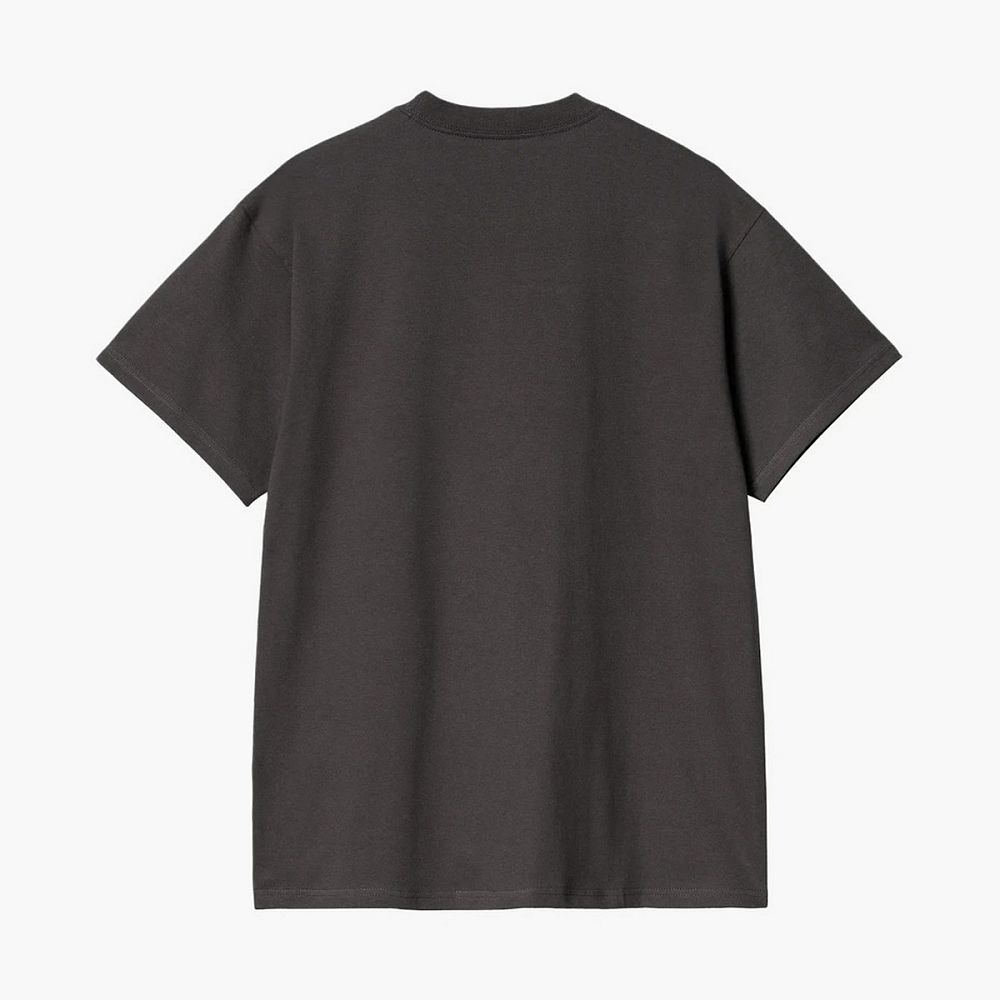 Carhartt WIP Graffiti Logo T-Shirt Charcoal Grey