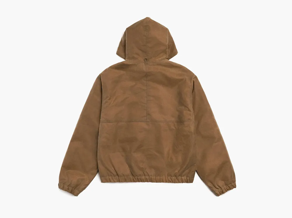 Stussy Waxed Cotton Work Jacket Khaki