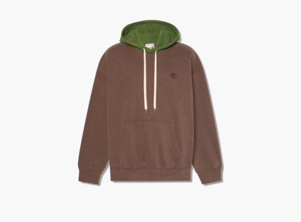 Timberland Heavy Boucle Hoodie Chocolate Brown 