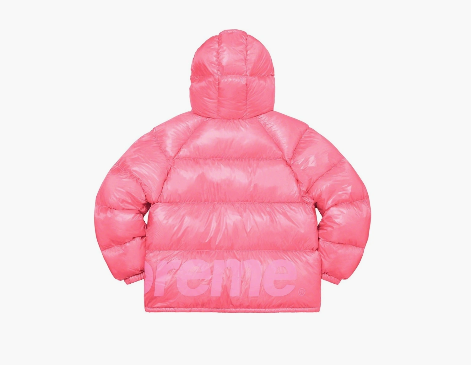 Supreme Hooded Down Jacket Pink  Supreme Hooded Down Jacket Pink