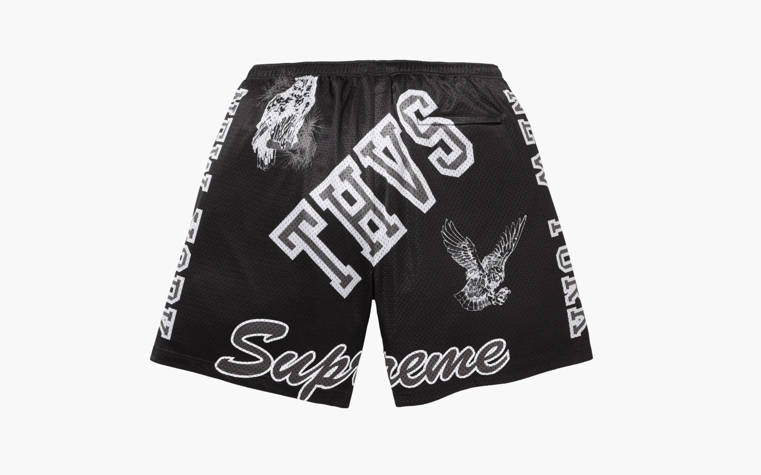 Supreme Varsity Mesh Short  Black 