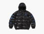 Supreme x Fox Racing Shiny Down Puffer Jacket Black 