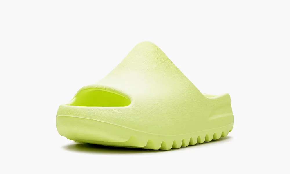 adidas Yeezy Slides Kids Glow Green 2022