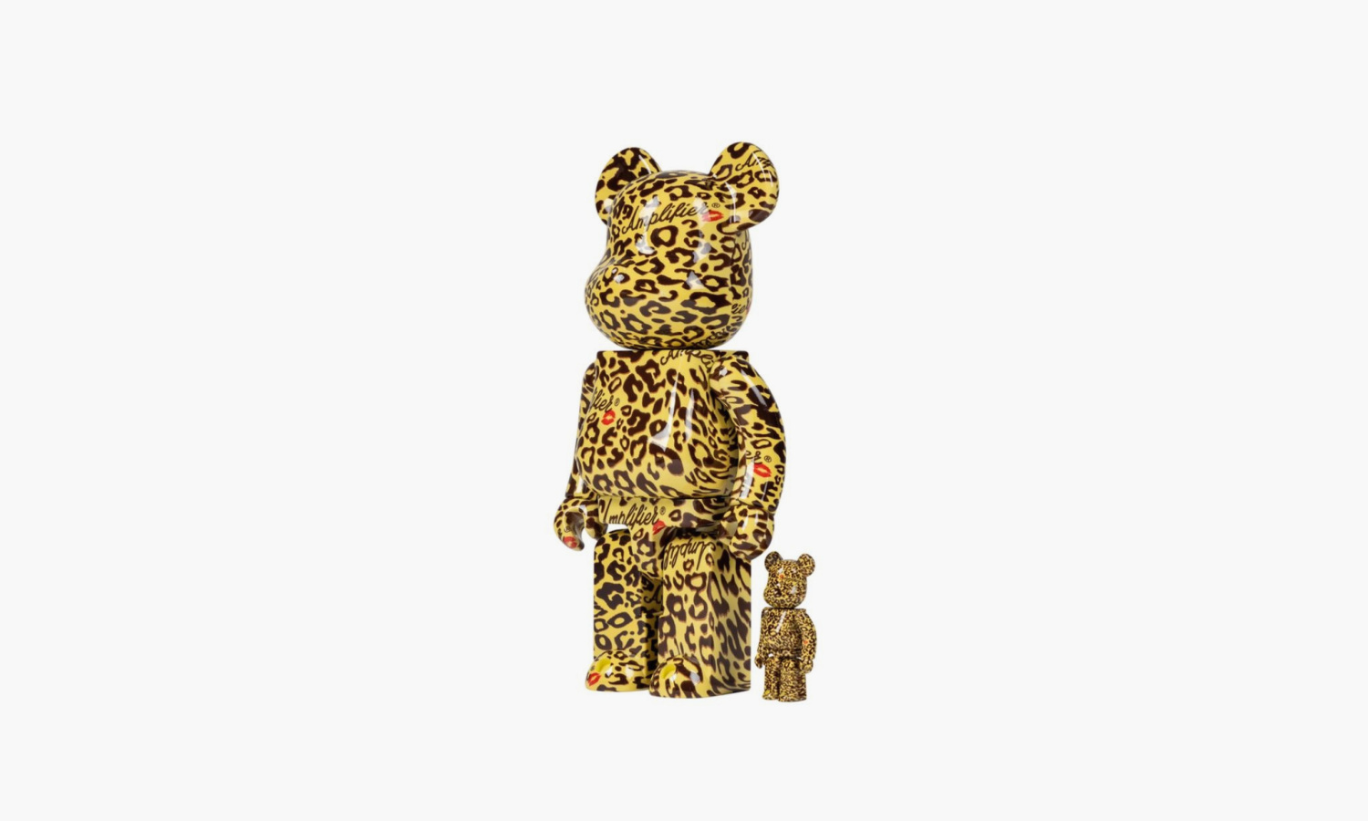 Bearbrick Amplifier 100% And 400% "Leopard Print" 