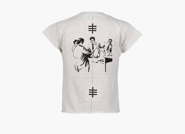 Enfants Riches Déprimés Nun Assemblage Baby Tee White  Enfants Riches Déprimés Nun Assemblage Baby Tee White