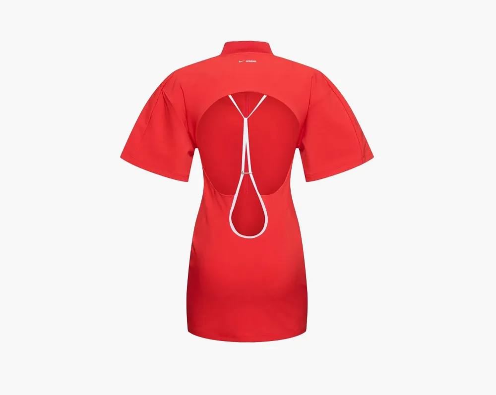 Nike x Jacquemus Short-Sleeved T-Shirt Dress Dark Red