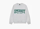 Stussy Burly Threads Crew  Ash Heather