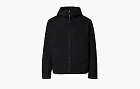 C.P.Company Zippered Closure Hooded Sleeve Jacket Black