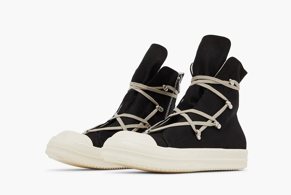 Rick Owens Lido DRKSHDW Hexa High Black Milk