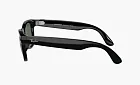 Ray-Ban Meta Wayfarer Sunglasses Matte Black Transitions Graph/Green