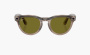 Ray-Ban Meta Headliner Shiny Warm Stone Clear / Transitions Dark Green 