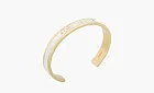 Dior Metal Bangles WMNS White Cuff