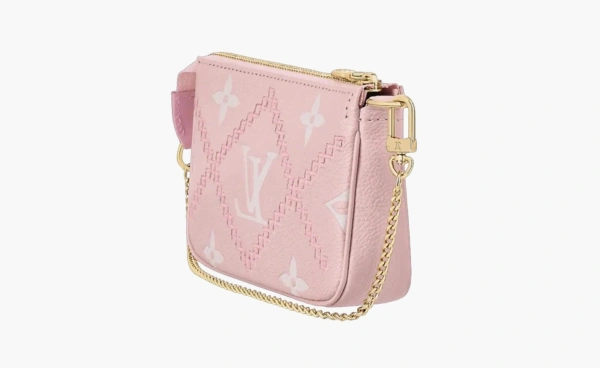 Louis Vuitton Monogram Empreinte Broderies Mini Bag Pink  