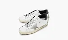 Golden Goose Superstar White Black Heel
