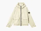 Stone Island Hooded Water Resistant Membrane Jacket Ivory