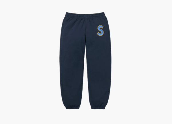 Supreme S Logo Sweatpant  Navy  Supreme S Logo Sweatpant  Navy