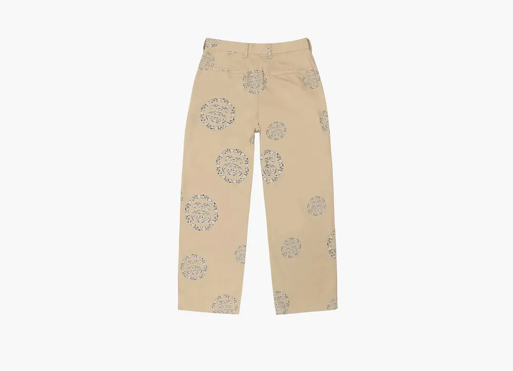 Stussy x Denim Tears SS Wreath Chino Pants Khaki