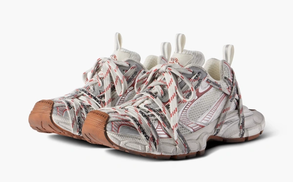 Balenciaga 3XL Extreme Laces Logo Beige/Grey 