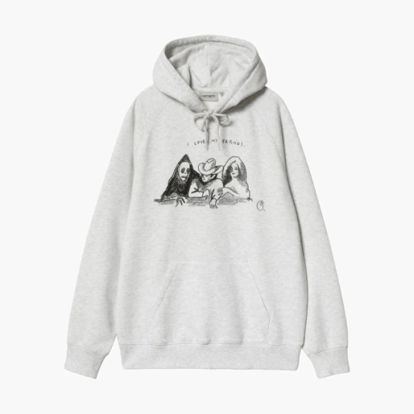 Carhartt WIP SS24 Hooded Pepe Friends Sweat 