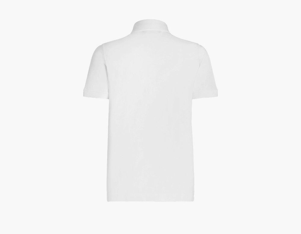 Dolce&Gabbana Cotton Polo-Shirt White