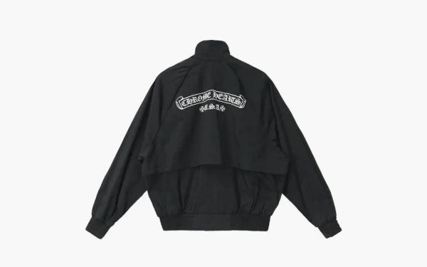 Chrome Hearts Scroll Script Cross Logo Light Outdoor Jacket Black 