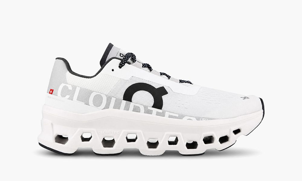 On Cloudmonster WMNS White Black