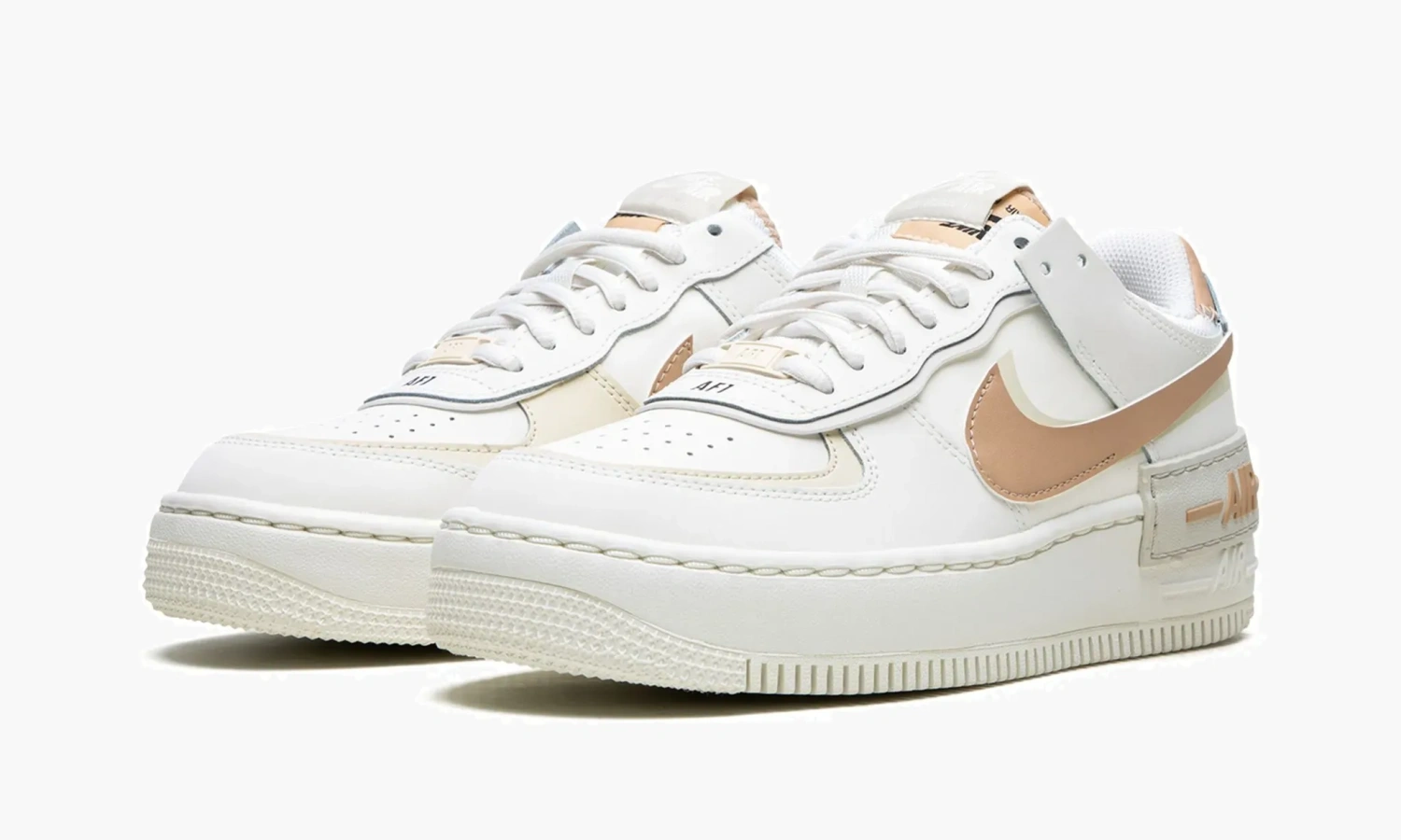 AF1 SHADO WMNS "Sail Fossil Light Bone" 