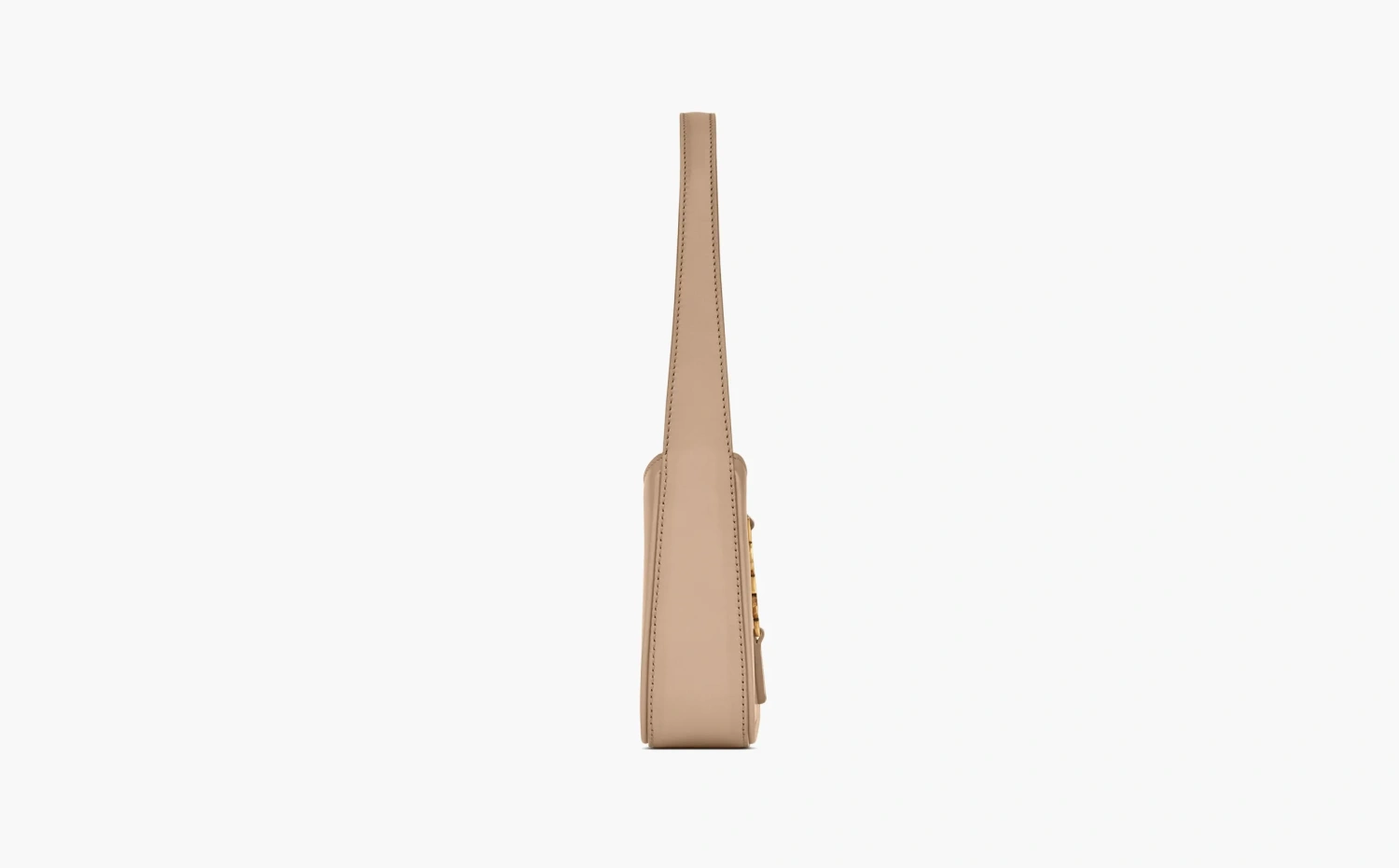 Saint Laurent Mini Bag Le 5 À 7 In Smooth Leather Dark Beige 