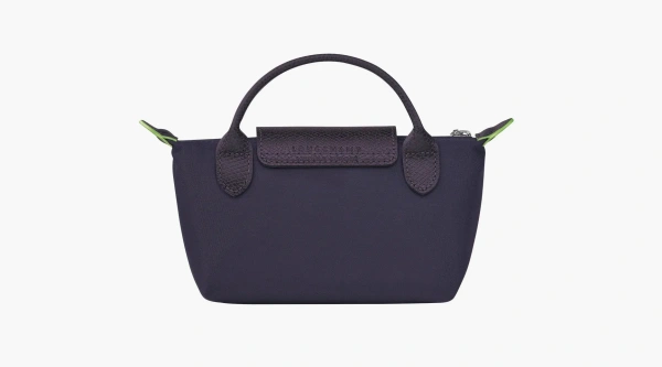 Longchamp Le Pliage Green Pouch Bilberry - Canvas 
