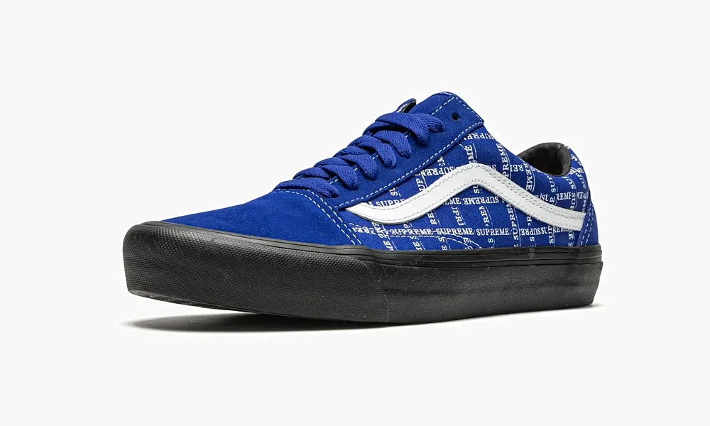 Vans Old Skool Pro Supreme - Grid Logo - Blue
