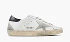 Golden Goose Superstar White Black Heel