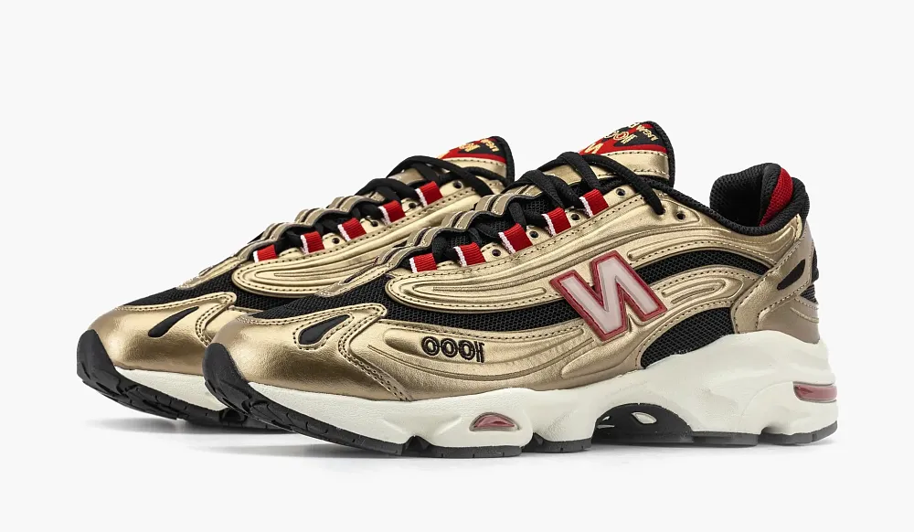 New Balance 1000 Metallic Gold Shoe Palace Exclusive