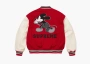 Supreme x Number (N)Ine x Mickey Mouse Varsity Jacket Red 
