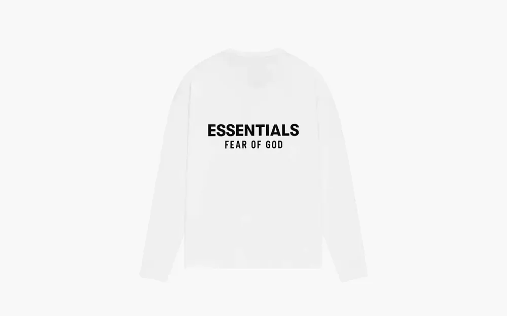 Fear of God Essentials Classic Long-Sleeve Tee Bright White