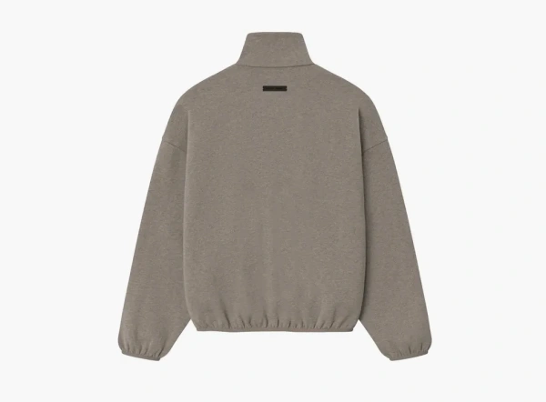 Fear of God Essentials Modern Fleece Track Jacket With Piping Homestead Heather 