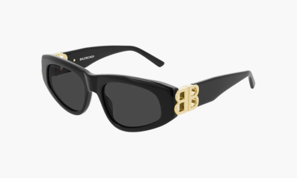 Balenciaga Dynasty D-frame Sunglasses Black 