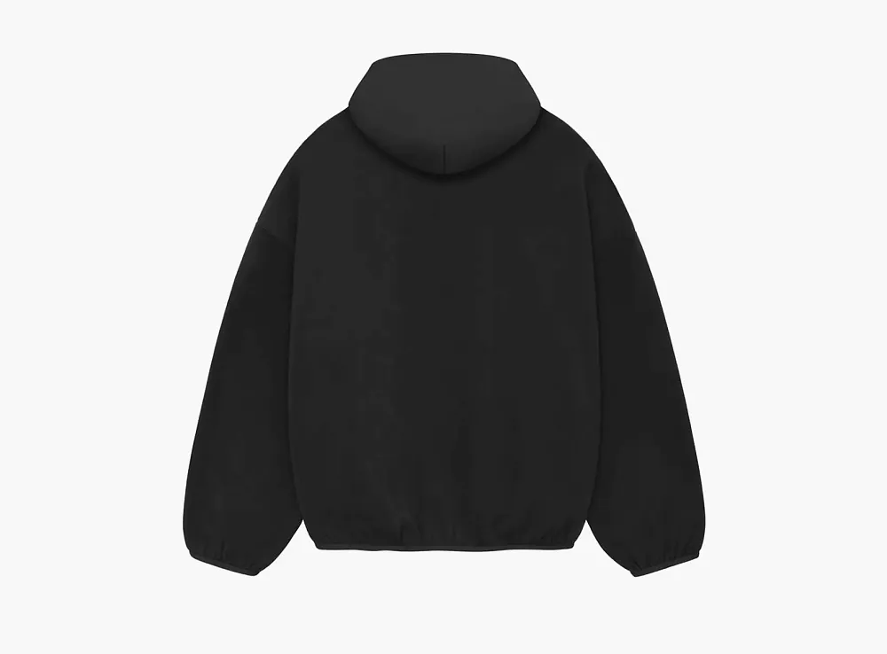 Fear of God Essentials Nylon Fleece Hoodie Black