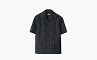 Burberry Relaxed Fit Check Denim Shirt Indigo