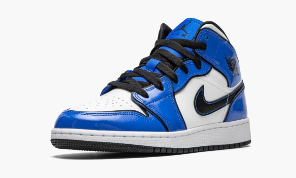 Air Jordan 1 Mid SE GS Signal Blue 