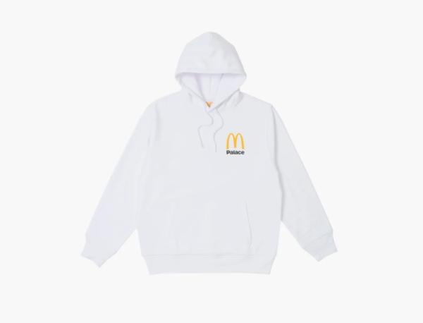 Palace x McDonald's Logo Hoodie White 