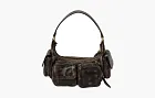 Miu Miu Nappa Leather Pocket Bag Sand / Coffee