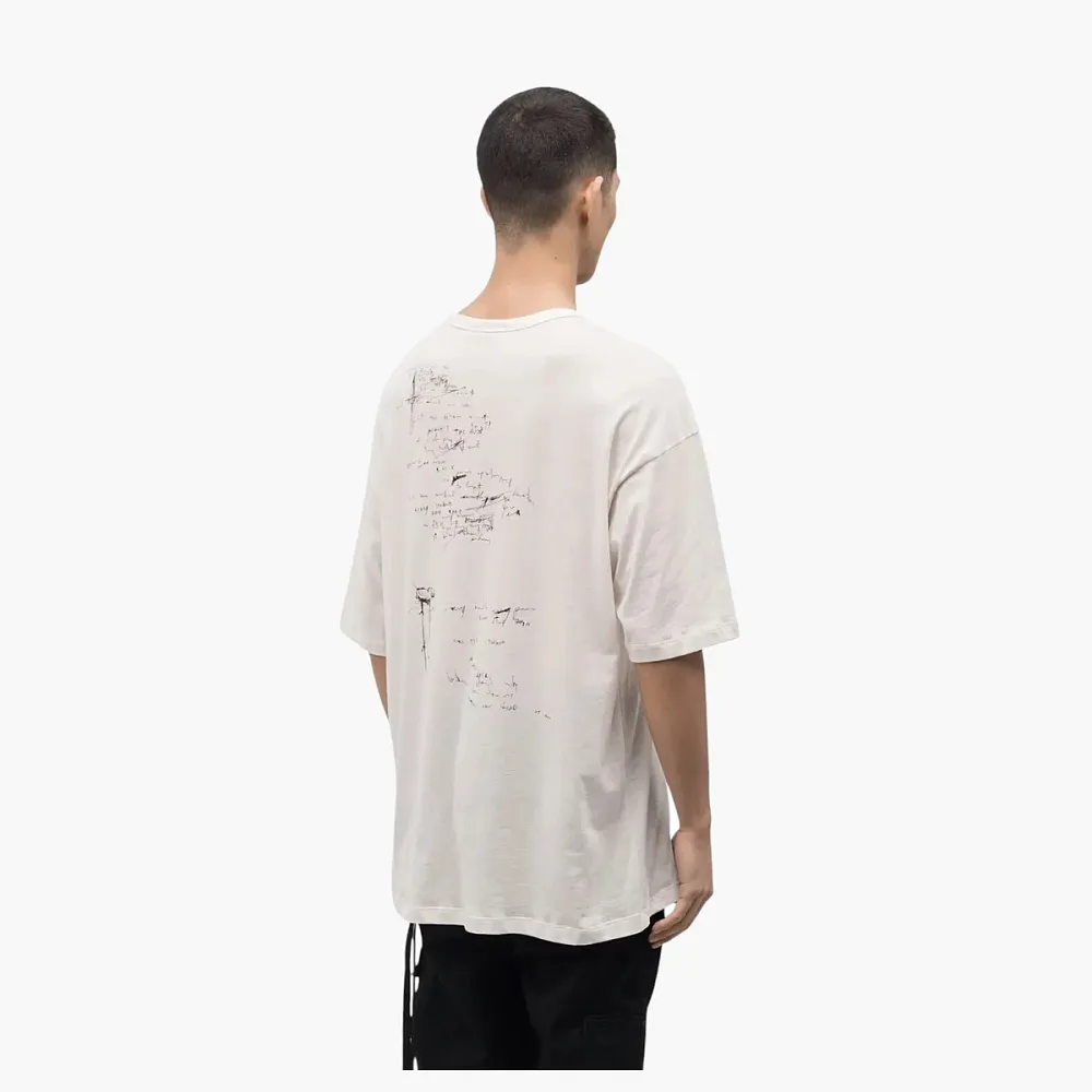 Ann Demeulemeester Dieter High Comfort T-Shirt White