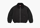Supreme Faux Shearling Lined Bomber Jacket Black